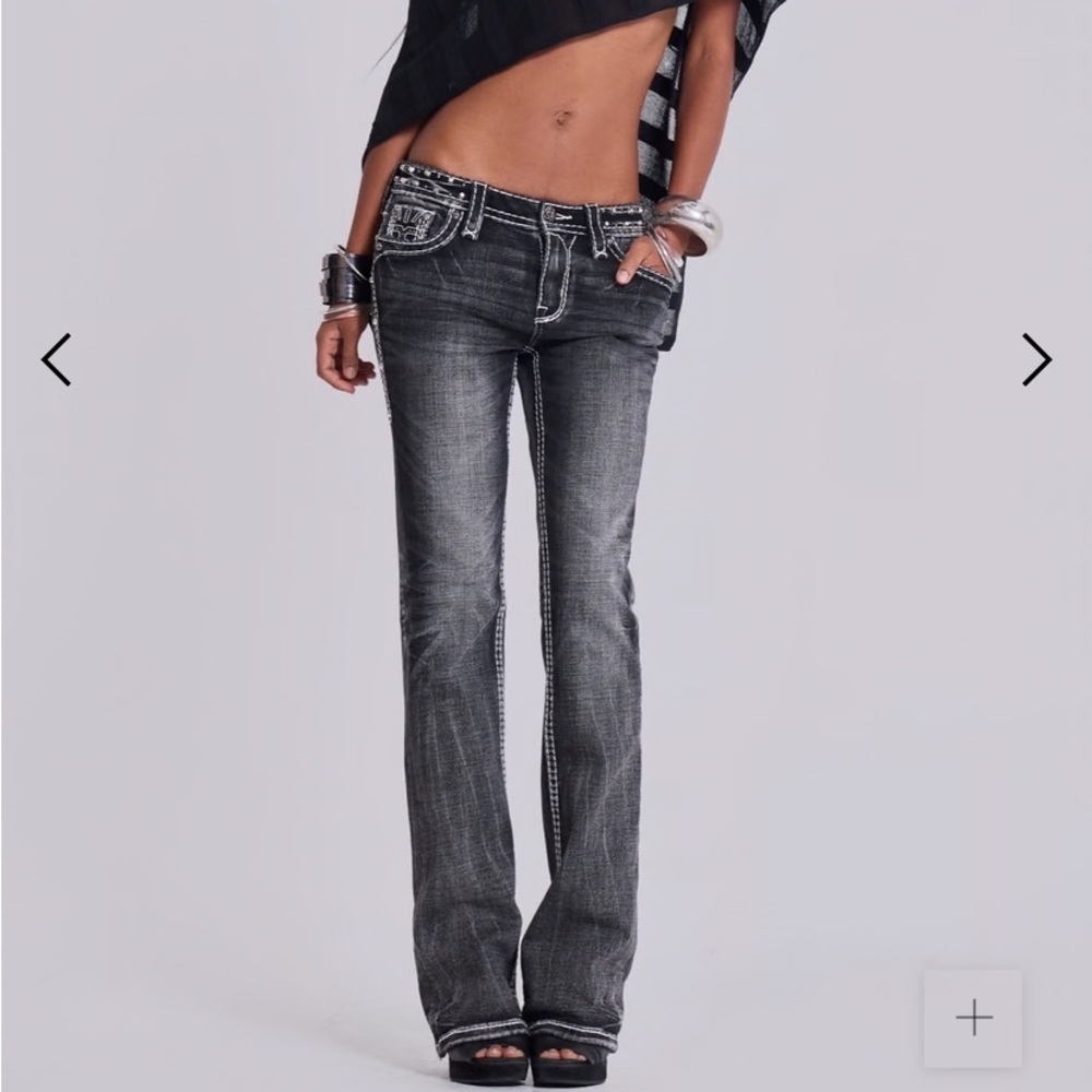 Jaded London Black Flare Jeans